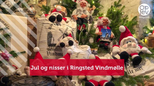 Jul og nisser i vindmøllen